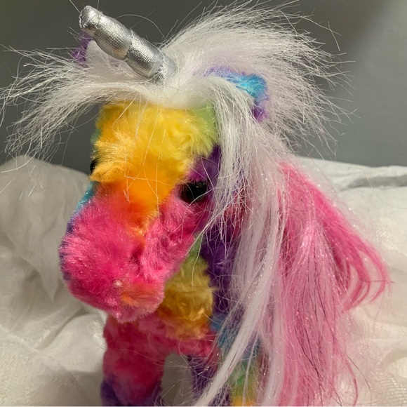 JOY the Plush RAINBOW UNICORN Stuffed Animal - by Douglas Cuddle Toys - Picture 8 of 11